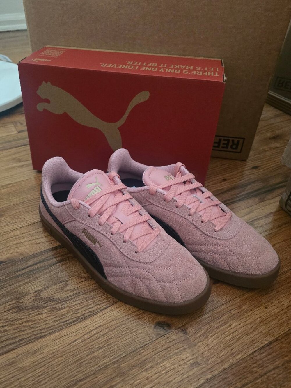 Puma Women's Club II Indoor 8 Rosy Outlook Puma Navy